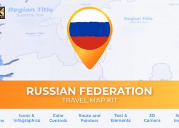 Travel Map Russia – Russian Federation Map