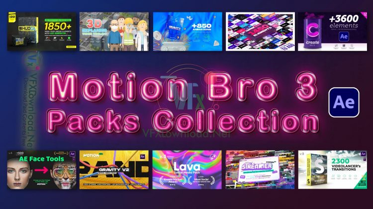 Motion Bro v3.2.1 Packs Collection 2021
