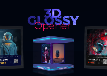 VideoHive 3D NFT Glossy Opener 39433780