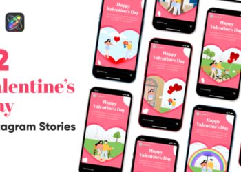 VideoHive Valentines Day Instagram Stories for Final Cut Pro X 43429431