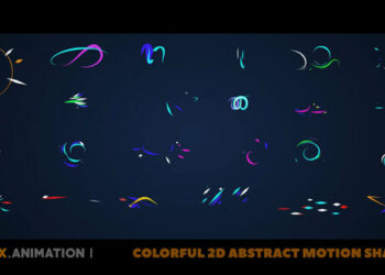 VideoHive Colorful 2D Abstract Shape Animations [After Effects] 44399130