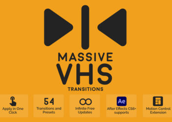 VideoHive Massive VHS Transitions 45032086