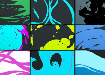 VideoHive 2D FX Cartoon Liquid Transitions [After Effects] 45359259