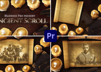 VideoHive Ancient Scroll History Project Documentary Project 45552027