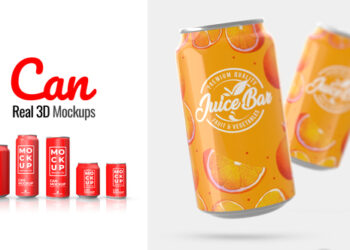 VideoHive Can Real 3D Mockups 45424244