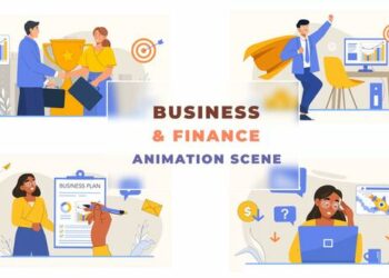 VideoHive Business Finance Strategy Animation Scene 43043463