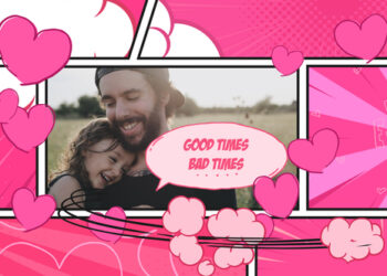 VideoHive Valentine Comic Opener 43433146