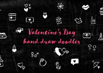 VideoHive Valentine's Day Doodles 42949768