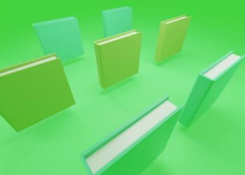 VideoHive 3D Render Books Simple Animation 47473324