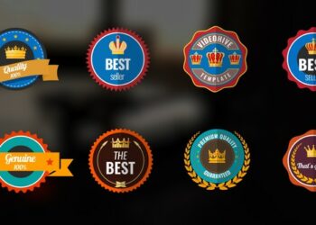 VideoHive 8 Badges 47538102