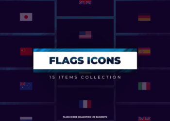 VideoHive Flags Icons | Premiere Pro 41702753