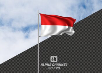 VideoHive Indonesia Flag 47466508
