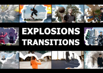 VideoHive Realistic Explosions Transitions for After Effects 47190965