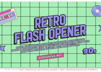 VideoHive Retro Flash Opener 46875678