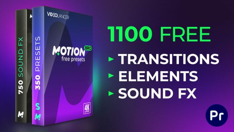 Motion Bro 4 Free Presets for Premiere Pro Legacy