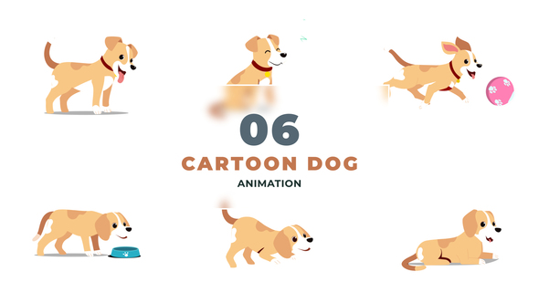 VideoHive 2D Animated Cartoon Dog Template 47494441