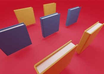 VideoHive 3D Render Books Simple Animation 47574426