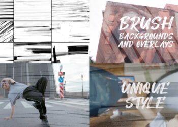 VideoHive Brush Backgrounds And Overlays | Premiere Pro MOGRT 47394957