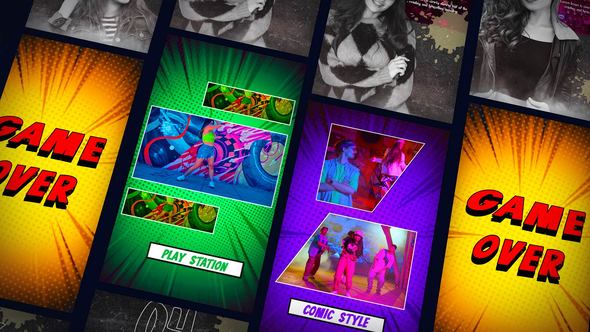 VideoHive Comic Style Instagram Story Pack 47537595