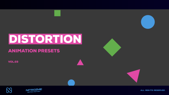 VideoHive Distortion Motion Presets Vol. 03 47667774
