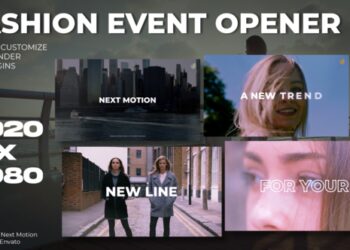 VideoHive Fashion Event Opener | MOGRT 47455549