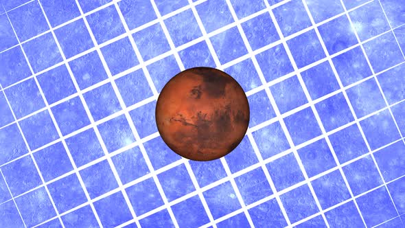 VideoHive Mars planet always rotating 47563663