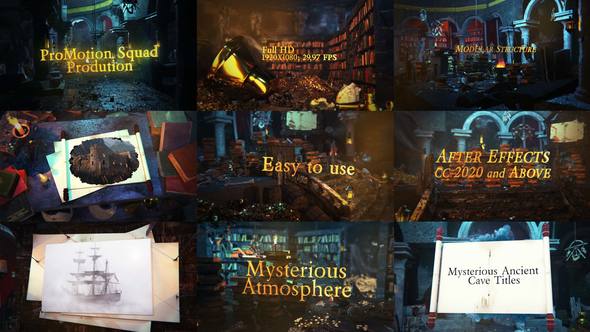 VideoHive Mysterious Ancient Cave Titles 47564945
