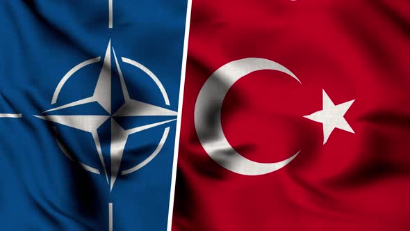 VideoHive Nato Flag And Flag Of Turkey 47577791