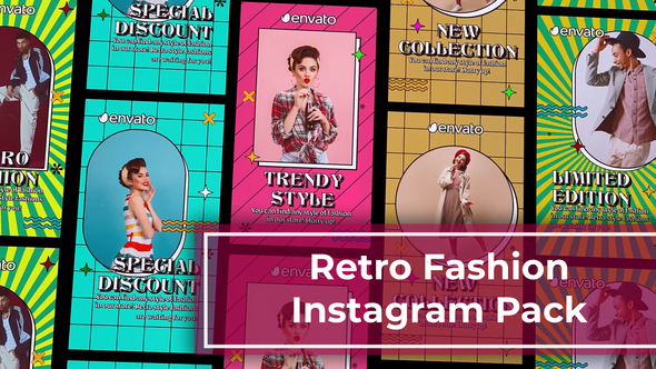 VideoHive Retro Fashion Instagram Story Reel 2 47578053