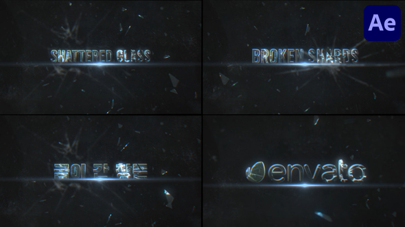 VideoHive Shattered Opener for After Effects 47548129