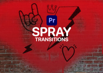 VideoHive Spray Transitions for Premiere Pro 47519785