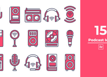 VideoHive Podcast Icon After Effect 47853411