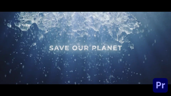 VideoHive Deep Underwater Ecology Ocean Trailer 48890889