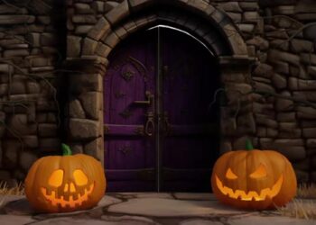 VideoHive Halloween Gate Opening 48756566